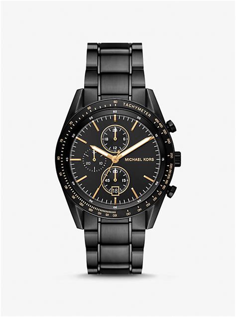 michael kors watch mk-3113|Oversized Warren Black.